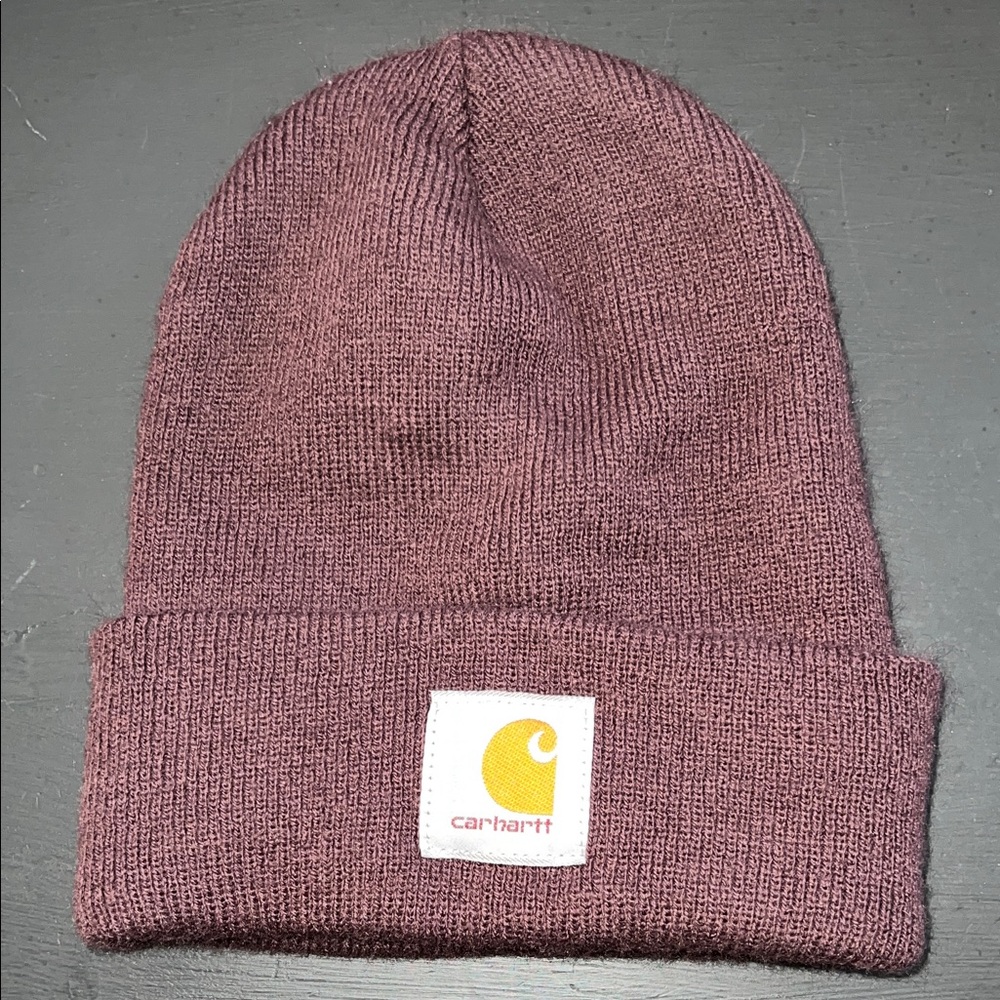 Carhartt Burgundy Knit Hat